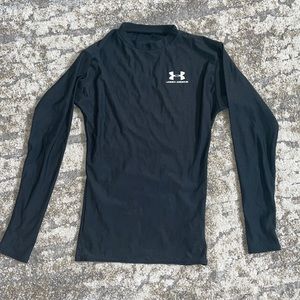 Under Armour Women's Black Long-Sleeve Compression Top